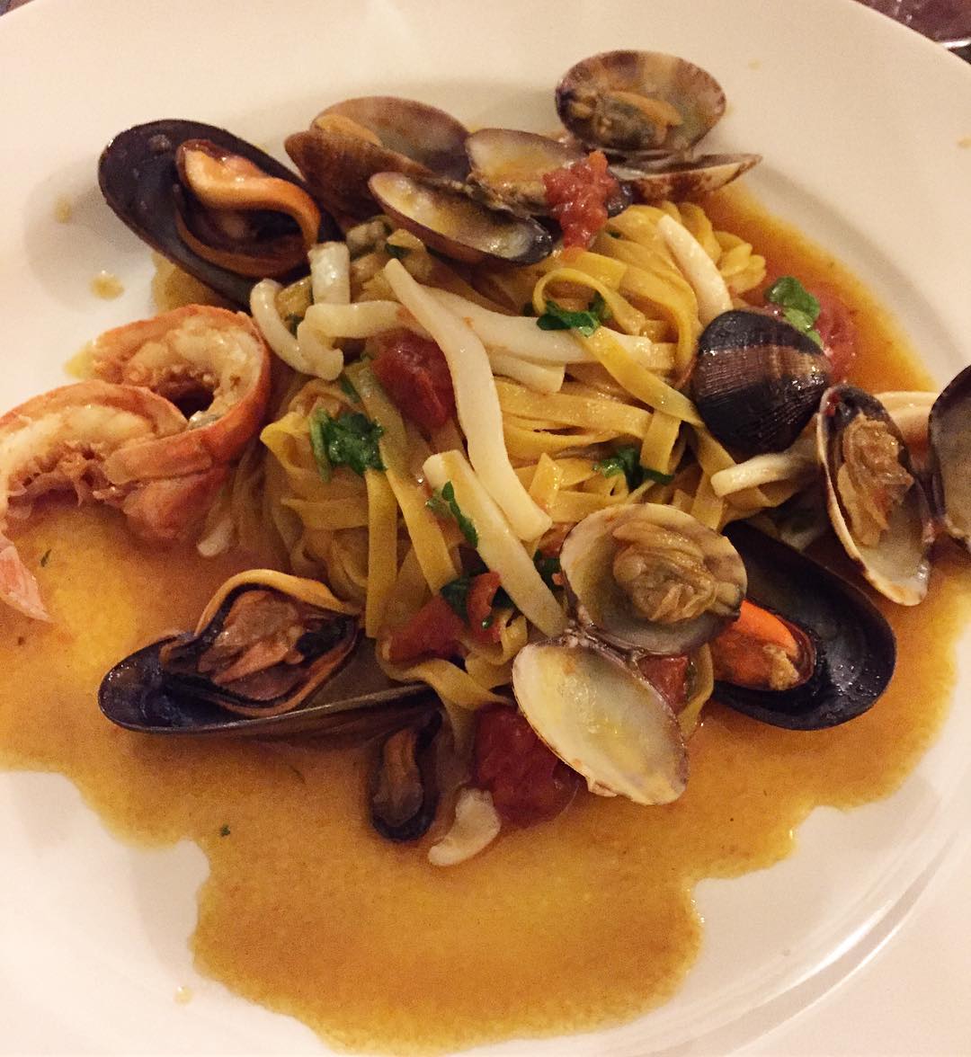 Seafood pasta, soooo good!!! ðð± _______________________________________________________________