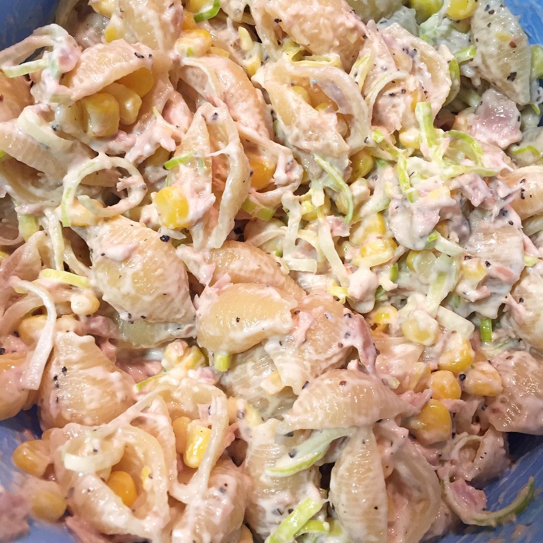 ðªSimple tuna corn pasta saladðª