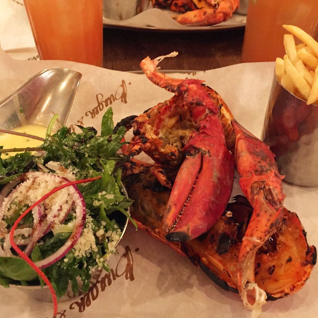 Burger and Lobster