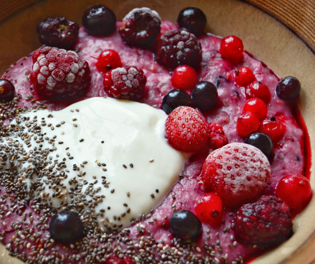 Power Breakfast for Monday morning: Mixed Berry Oatmeal