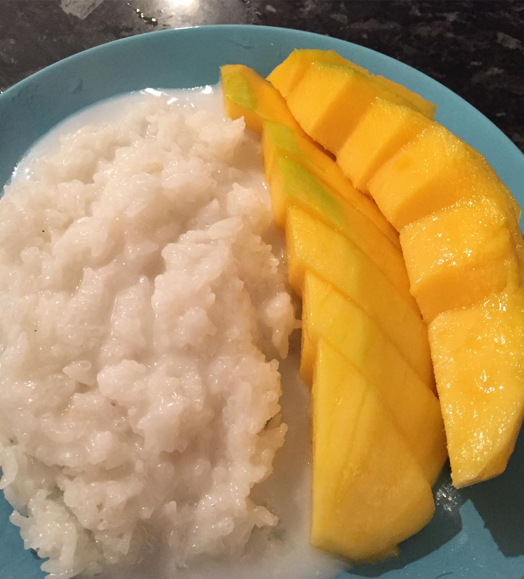 Thai mango sticky rice