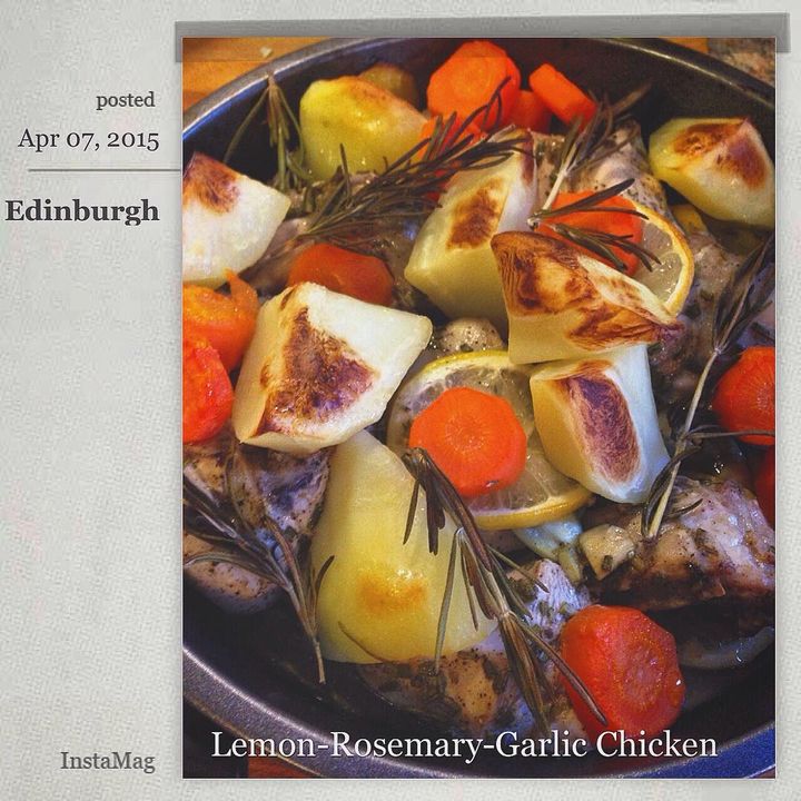 Lemon rosemary garlic chicken