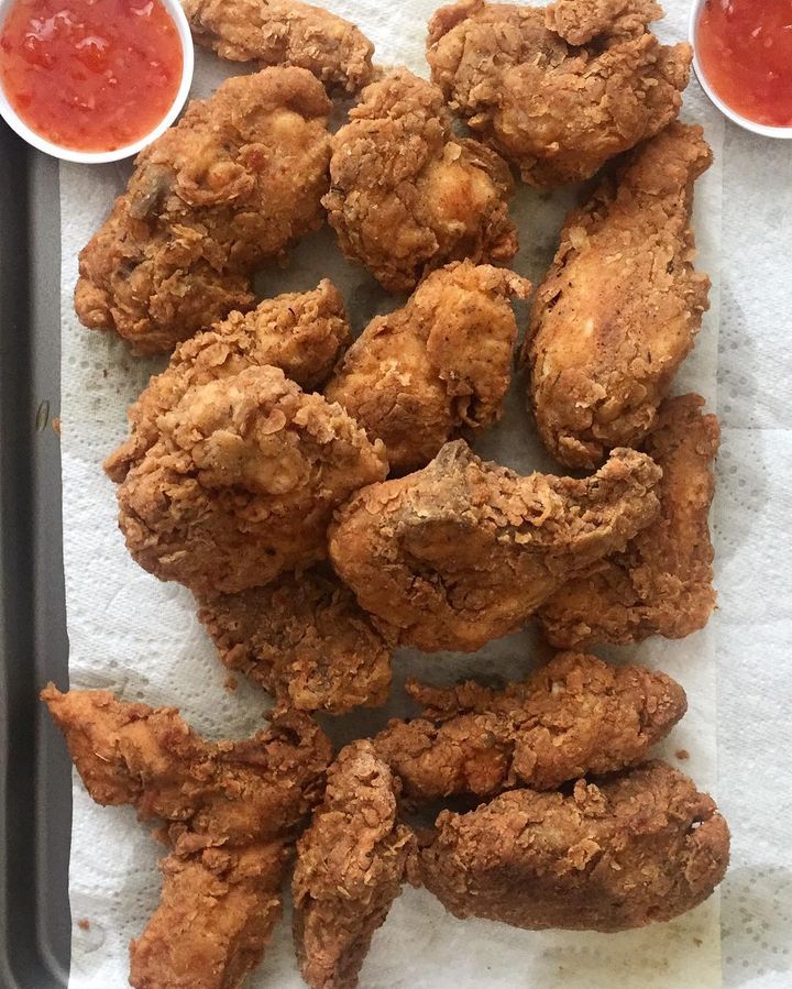 Cooking my own KFCâs style fried chicken